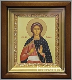 Надежда Святая мученица, икона в киоте 16х19 см 2253 - фото 6812