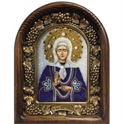 Матрона Московская, дивеевская икона из бисера 3220 - фото 9801