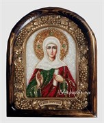 Святая Пророчица Анна, дивеевская икона из бисера 3461