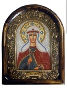 Дария Святая мученица, дивеевская икона из бисера 3810