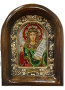 Святая мученица Дария Римская, икона из бисера 3878