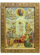 Рукописная икона в киоте Успение Пресвятой Богородицы 3905