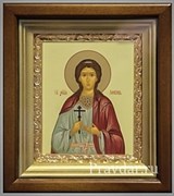 Любовь Святая мученица, икона в киоте 16х19 см 2246