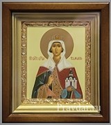 Тамара Святая царица, икона в киоте 16х19 см 2259