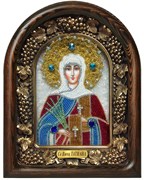 Татьяна Святая мученица, дивеевская икона из бисера 2395