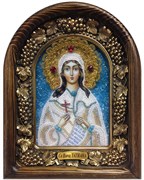Татьяна Святая мученица, дивеевская икона из бисера 2398
