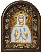 Наталия Святая мученица, дивеевская икона из бисера 2399