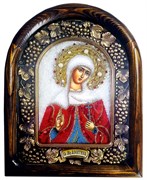 Алевтина Святая мученица, дивеевская икона из бисера 3193