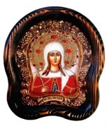 Икона Иулия (Юлия) Анкирская Дева Мученица, дивеевская икона из бисера 3201