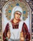 Аполлинария Тупицына Святая мученица , дивеевская икона из бисера 3259