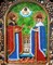 Святые Петр и Феврония, дивеевская икона из бисера ручной работы 3172