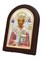 Николай Чудотворец цветная эмаль, деревянный оклад 3613