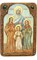 Рукописная икона в киоте Вера, Надежда, Любовь и мать их София 3506