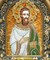 Тимофей Святой праведный, дивеевская икона из бисера 2004