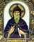 Симеон (Семен) Преподобный, дивеевская икона из бисера 2006