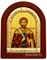 Александр Невский, икона шелкография, деревянный оклад, серебряная рамка 2811 - фото 8593