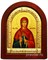 Маргарита Святая, икона шелкография, деревянный оклад, серебряная рамка 2828 - фото 8661