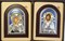 Венчальная пара, греческие иконы, серебряный оклад с золочением (Казанская) 2658