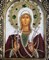 Икона Святая Мученица Виктория Кордубская, дивеевская икона из бисера 3217